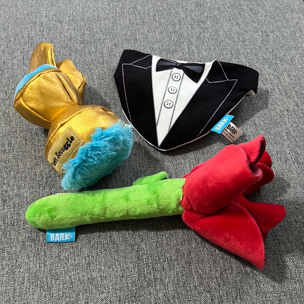 Bark Box Award Show Toys. The Barkies.